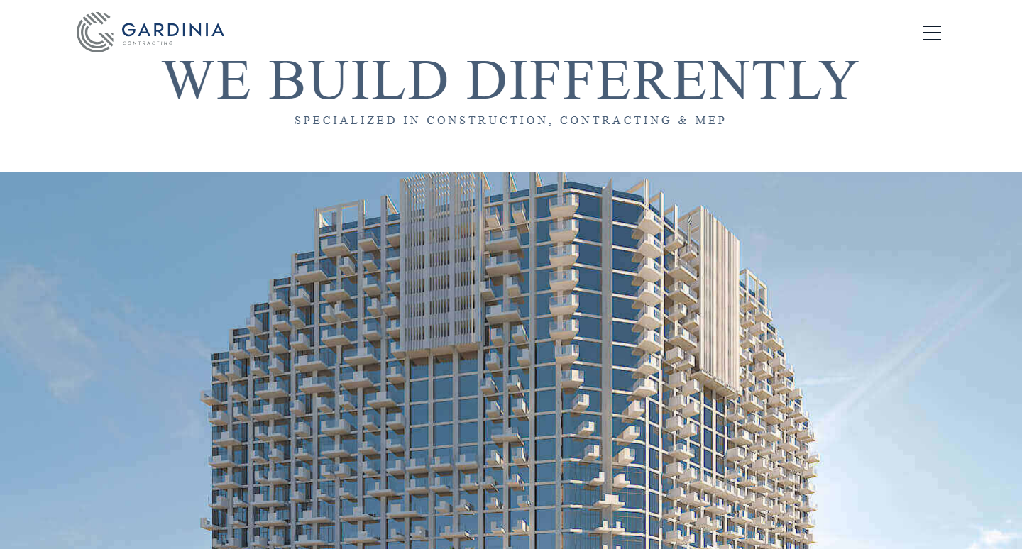 Gardinia — Construction & Contracting Website